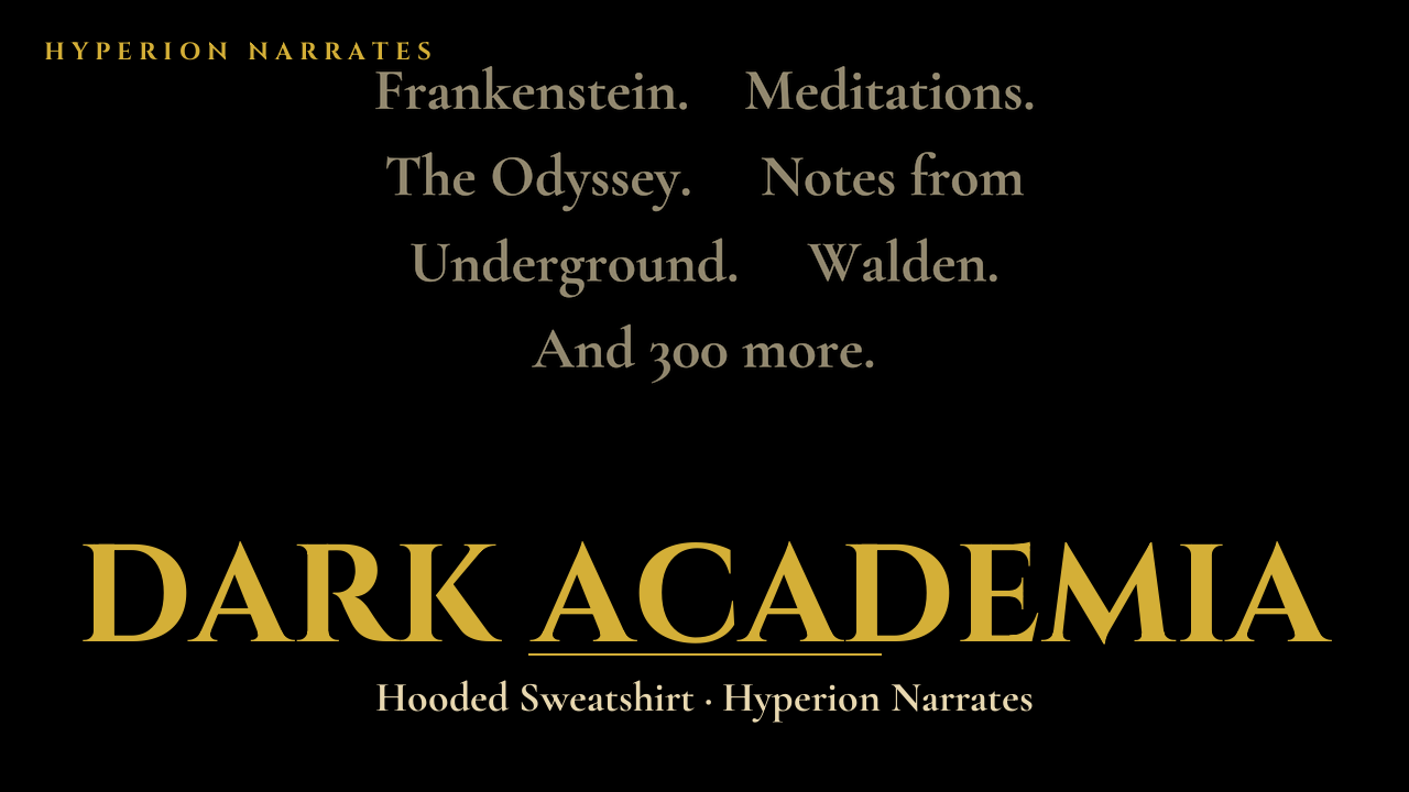 Hyperion Dark Academia Hoodie